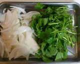 春味☆簡単！新玉ねぎとクレソンの天ぷら★作り方1写真