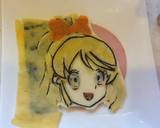 ハピネスプリキュア❤️ハニーのキャラ弁♪作り方8写真