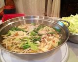 千切りキャベツと豚肉の鍋作り方1写真