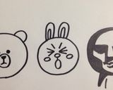 LINE☆キャラ弁作り方1写真
