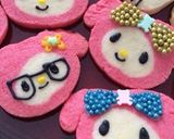 可愛いマイメロ友チョコ大量キャラクッキー作り方51写真