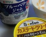 ランブルカスタードトースト(ﾉ´∀｀*)作り方1写真