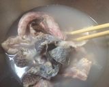 鯛あらと里芋の煮物作り方6写真