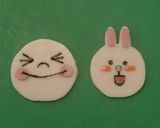 LINE☆ムーン＆コニーキャラ弁♪作り方6写真