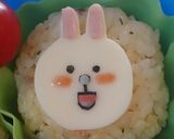 LINE☆ムーン＆コニーキャラ弁♪作り方9写真