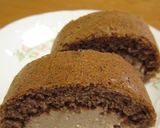 チョコ味☆豆腐クリームのロールケーキ作り方13写真