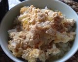 鶏ひき肉de親子丼作り方4写真