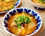 春*納豆+新玉ねぎとさば水煮缶作り方4写真