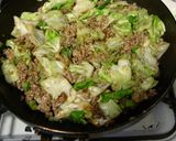 肉みそキャベツ作り方3写真