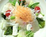 白身魚とたっぷり野菜の彩りさらだ。作り方10写真