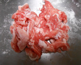 豚ばら肉と長ねぎの卵とじ・きざみのりのせ作り方3写真