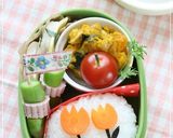 キャラ弁＊誰でも簡単！チューリップ弁当作り方3写真