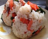 余った焼き鮭で☆だしの効いた簡単おにぎり作り方5写真