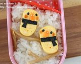 キャラ弁＊簡単！卵焼きでインコちゃん作り方3写真