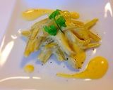 セロリのオレンジヨーグルト和え作り方4写真