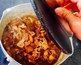 豚小間でなんちゃってどて煮(人´ｴ`*)作り方3写真