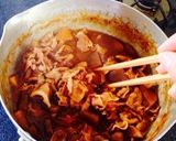 豚小間でなんちゃってどて煮(人´ｴ`*)作り方4写真