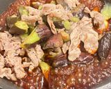 家庭で作る~茄子の味噌炒め~醤焼茄子作り方8写真