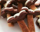 簡単おやつチョコビスケット、ナッツチョコ作り方8写真