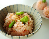 白だしで簡単そら豆と桜えびの春色ご飯♪作り方10写真