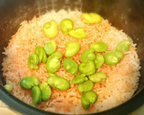 白だしで簡単そら豆と桜えびの春色ご飯♪作り方9写真