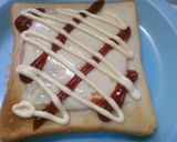 簡単！朝ごはん！ハムチーズトースト作り方2写真