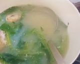 牡蠣とほうれん草の味噌汁作り方3写真