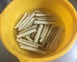 ばぁばの酢ごぼう♡*作り方1写真