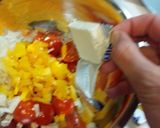 トマトとクリームチーズのサラダスパ☆作り方1写真