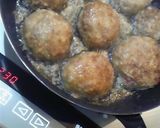 きのこたっぷりトマト缶で煮込みハンバーグ作り方4写真