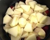 さつま芋とリンゴのゆず茶煮作り方2写真