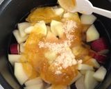さつま芋とリンゴのゆず茶煮作り方3写真