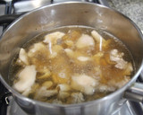 鶏肉とじゃが芋と切り昆布の煮物作り方4写真