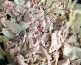 キュウリとキクラゲと豚肉の炒めもの作り方3写真