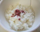 桜の花と葉で✿春の香り♫桜おにぎり✿作り方3写真