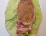 春キャベツと豚肉を巻いて、柔らか蒸し焼き作り方5写真