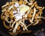 株とりなめこと長芋のバター醤油ソテー作り方1写真