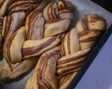 HBで簡単チョコカスタードの折り込みパン作り方11写真