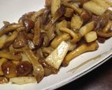 株とりなめこと長芋のバター醤油ソテー作り方3写真