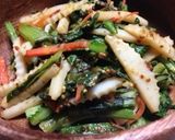 しゅんぎくのレモンマスタード炒め作り方3写真