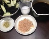 揚げ餅と茄子の熱々生姜餡掛け作り方1写真