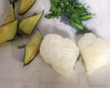 揚げ餅と茄子の熱々生姜餡掛け作り方7写真