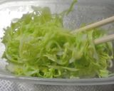 安心美味しいお弁当用キャベツのせん切り作り方3写真