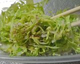安心美味しいお弁当用キャベツのせん切り作り方4写真