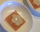 お弁当にも！色づけはハイビスカス☆桜寒天作り方11写真