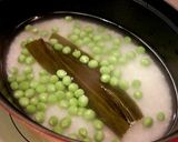 STAUBで♪塩鮭と青豆の炊込御飯作り方1写真