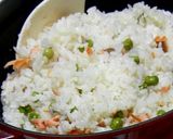 STAUBで♪塩鮭と青豆の炊込御飯作り方6写真