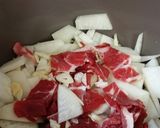韓国料理 牛肉大根スープ作り方1写真