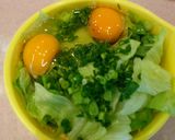 レタスのお好み焼き・海老ソース作り方3写真