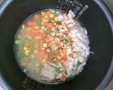 炊飯器でエビピラフ作り方2写真
